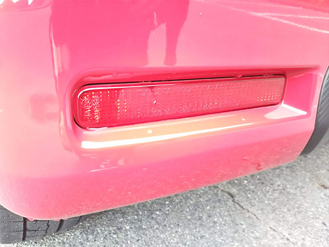 スズキ ワゴンR スティングレー 赤 バンパー画像