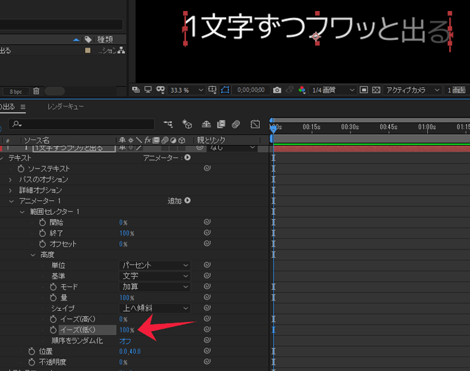 Aeで一文字ずつ出すテキストアニメーションの作り方 After Effects Bすずめの ってことは デザイン